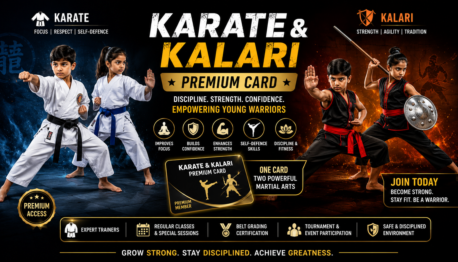 KARATE & KALARI(PREMIUM CARD)